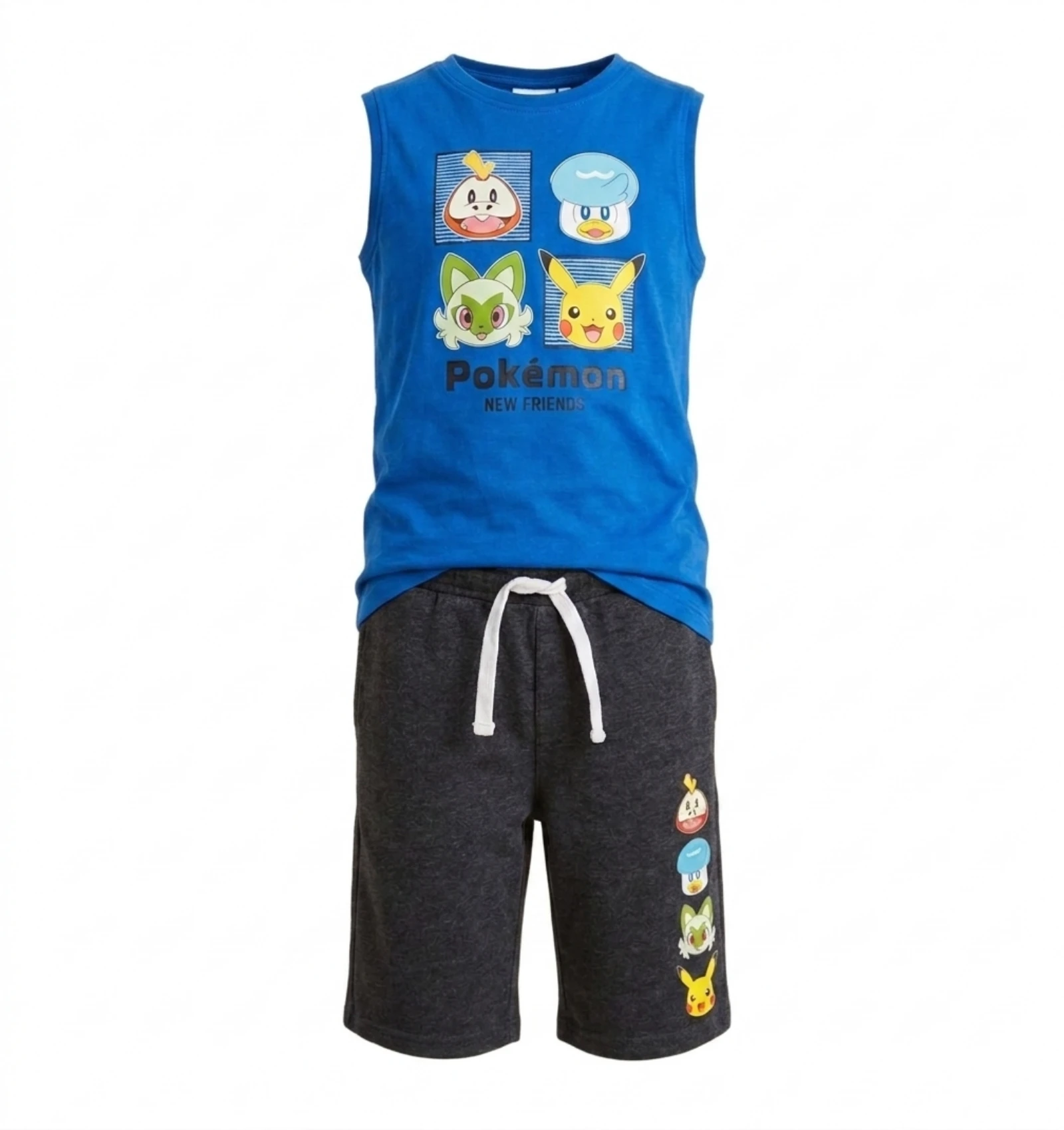 Ensemble pokémon 10 ans garçon short débardeur 